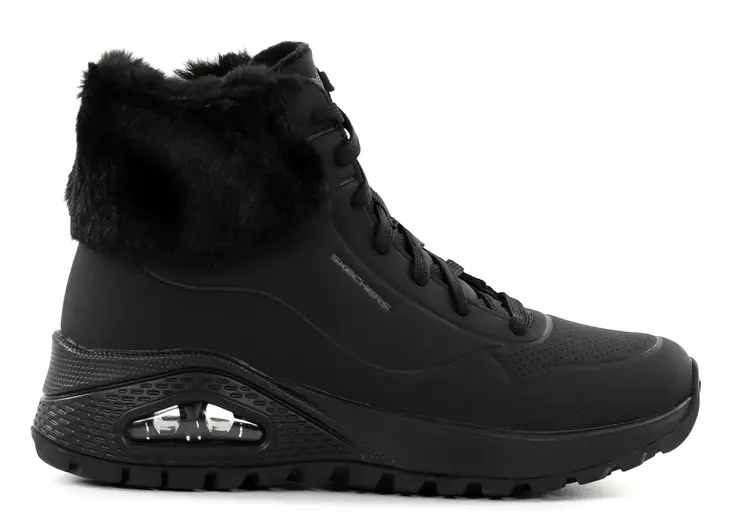 Skechers ankelboots dam 167274/BBK UNO RUGGED - FALL AIR svart - Stövletter och kängor för damer - 137154 - 1