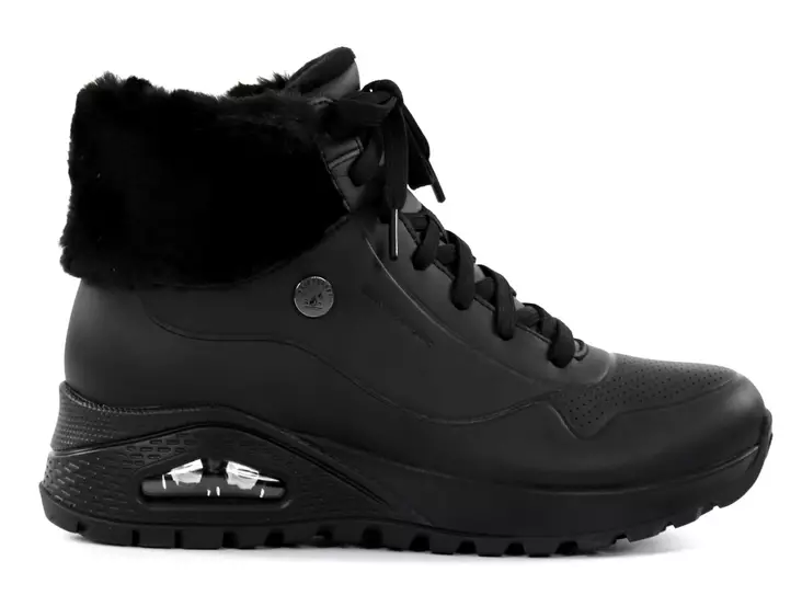 Skechers vattentäta ankelboots dam 168111/BBK UNO RUGGED - FALL AIR 2 Svart - Stövletter och kängor för damer - 137314 - 1