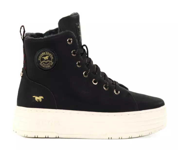 Mustang Ankelboots dam 1497-601-9 schwarz - Stövletter och kängor för damer - 137474 - 1