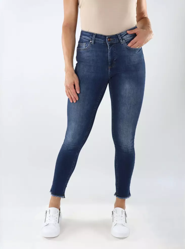 Only stretchjeans ONLBLUSH Mid dark medium blue - Jeans för damer - 138974 - 1