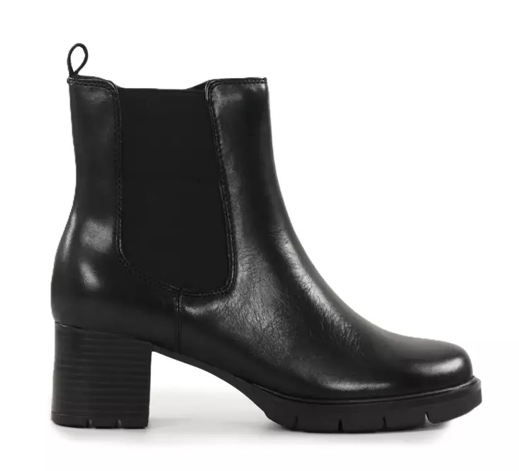 Jana dam ankelboots i läder 25730-45 svart - Stövletter och kängor för damer - 139574 - 1