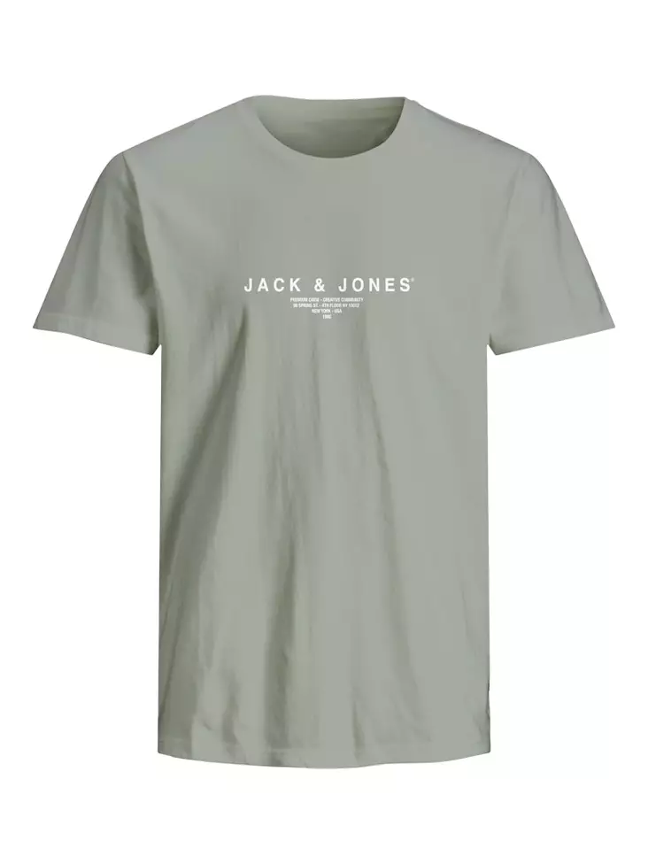 Jack&Jones T-shirt i bomull för herr Blaharris Tee Crew - T-shirts för herrar - 138024 - 1