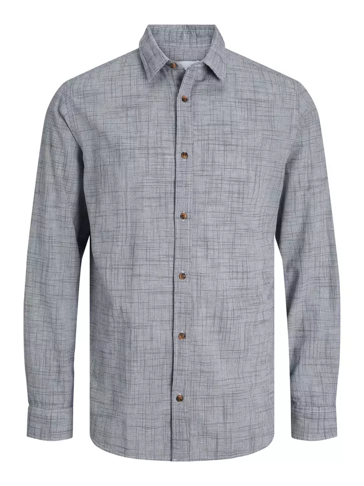 Jack&Jones herrskjorta Struktur marinblå blazer - Skjortor för herrar - 135124 - 1