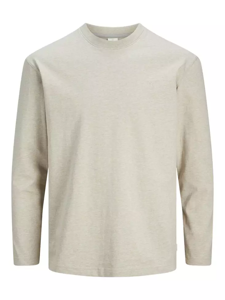 Jack&Jones Premium långärmad tröja för herr Solid fjädergrå - Tröjor för herrar - 137524 - 1