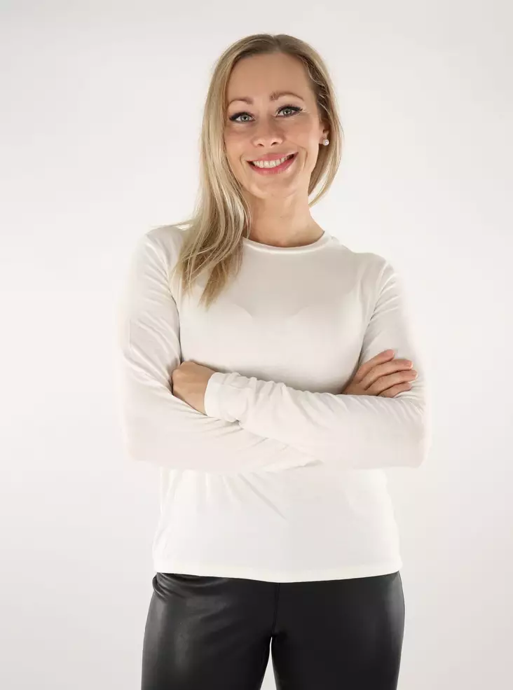 JDY tröja dam Como Bamboo cloud dancer - Långärmade tröjor för  damer - 136854 - 1