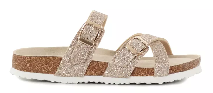 Migant glitterflipflops för damer A922-121 guld - Slip-ins för damer - 138064 - 1