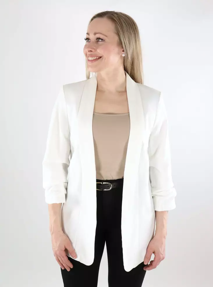 Pieces blazer 3/4 cloud dancer för damer - Kavajer för damer - 138034 - 1