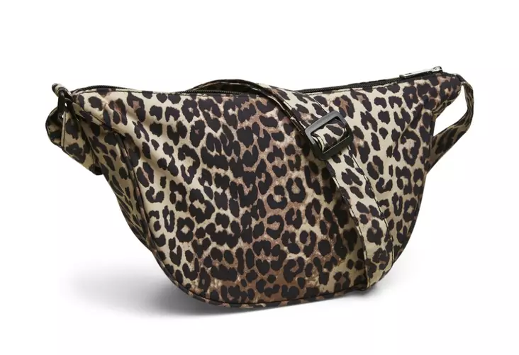 Pieces axelväska Bumbag svart/leo - Handväskor - 136664 - 1
