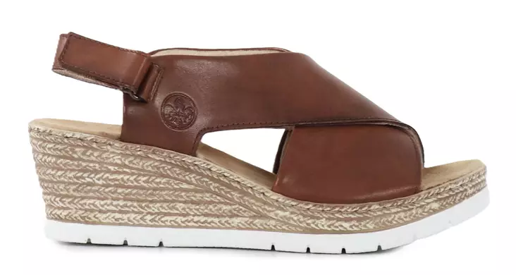 Rieker damkil sandaler 61975-24 brun - Rieker sandals - 140364 - 1