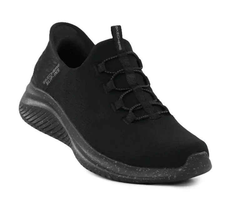 Skechers herrsneakers med bred läst 232452W/BBK ULTRA FLEX 3.0 - RIGHT WAY svart - Sneakers för herrar - 138674 - 1