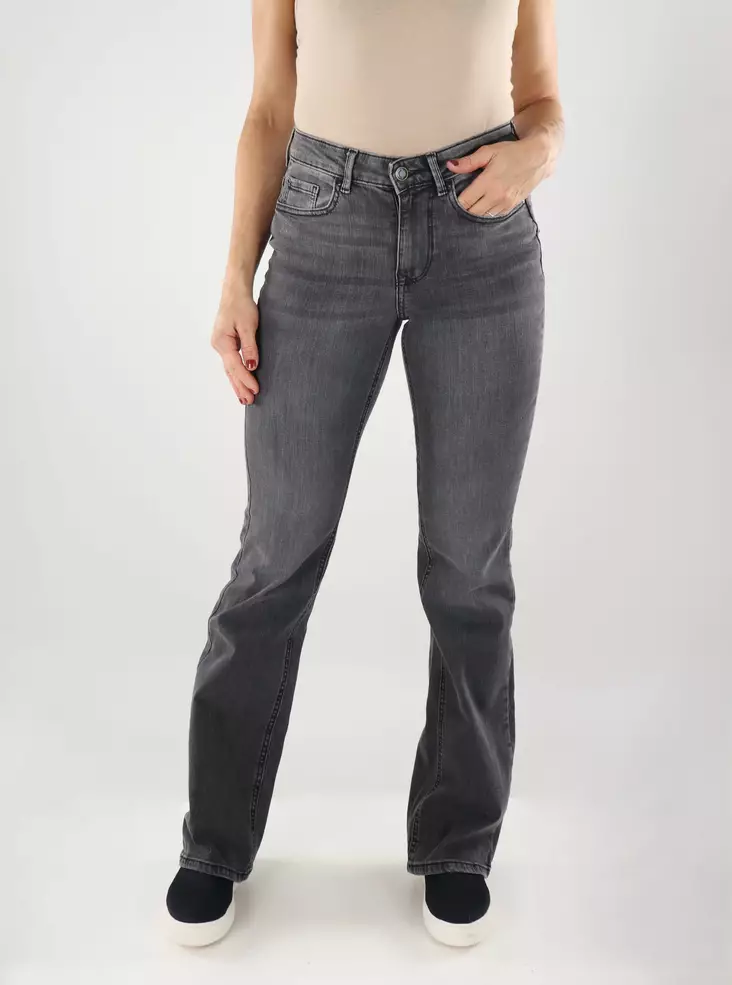 Vero Moda vida jeans VMFLASH MR Pocket mörkgrå - Jeans för damer - 139374 - 1