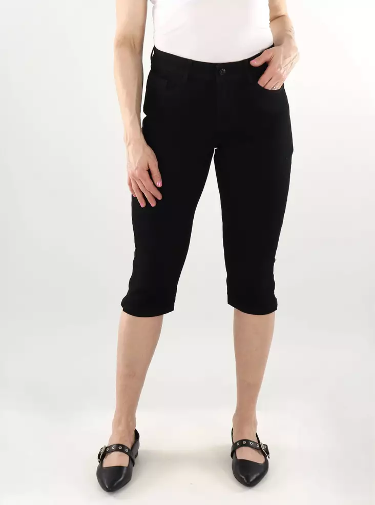 Vero Moda dam capris MR svart - Shorts och capribyxor för damer - 138104 - 1