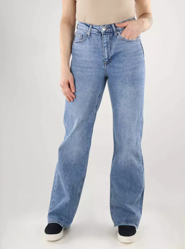 Vero Moda damjeans med vida ben STRETCH hr wide RA3071 ljusblå denim - Jeans för damer - 140254 - 1