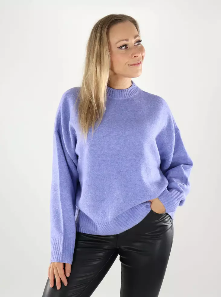 Vero Moda damtröja VMBOOM Pullover jacaranda - Stickat för damer - 139024 - 1
