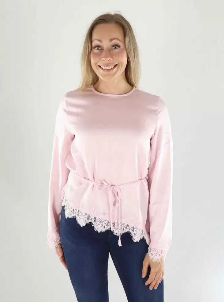 Vero Moda Skjorta LS SPETSTOP Cherry Blossom - Långärmade tröjor för damer - 141374 - 1