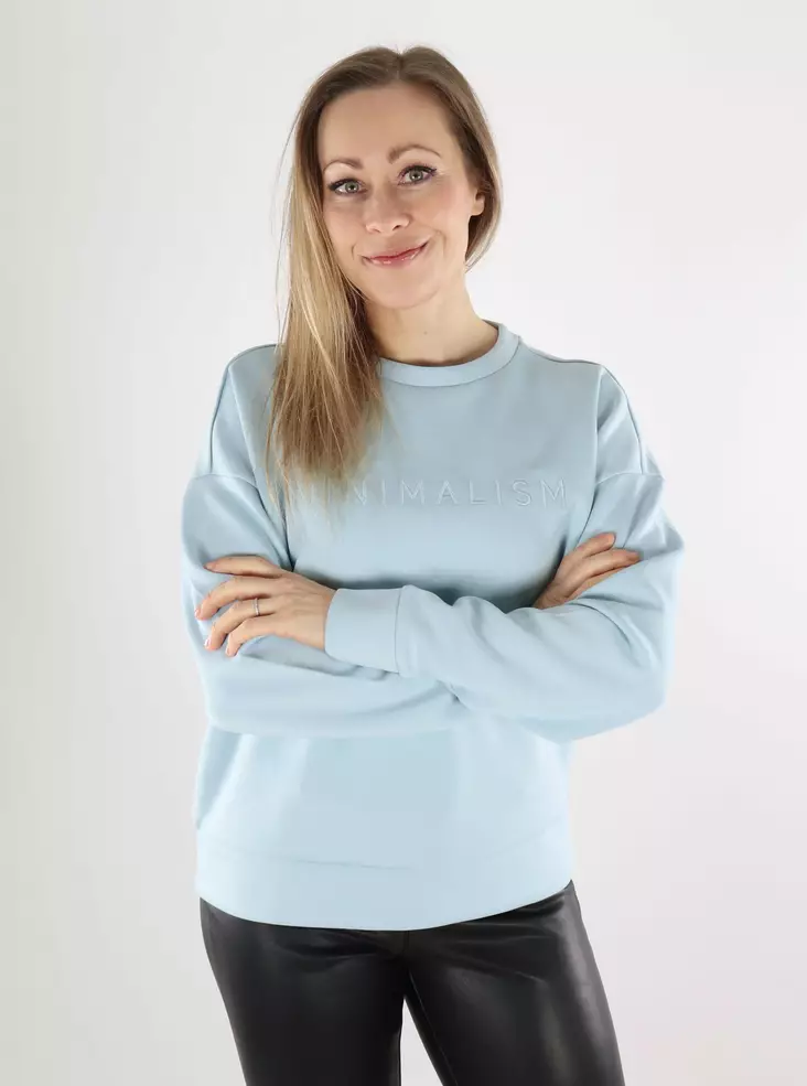 Vila damtröja VIREFLECT EMB Minimalism vinterhimmel - Huvtröjor och sweatshirts - 140034 - 1