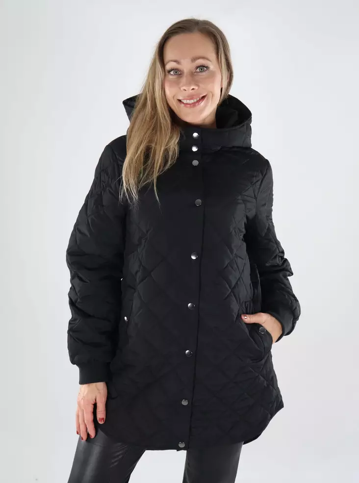 Vila damjacka Tate Hooded svart - Lätta jackor för damer - 139324 - 1
