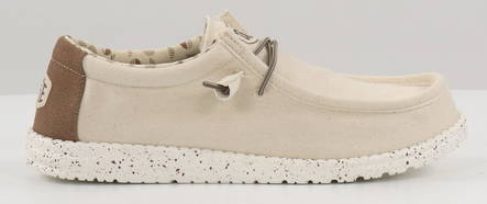 HEYDUDE Skor 40022-105 Wally Stretch Canvas Elfenben - Promenadskor för herrar - 133685 - 1