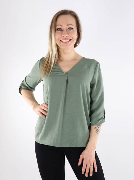 JDY damskjorta Divya 3/4 Seaspray - Långärmade tröjor för  damer - 135345 - 1