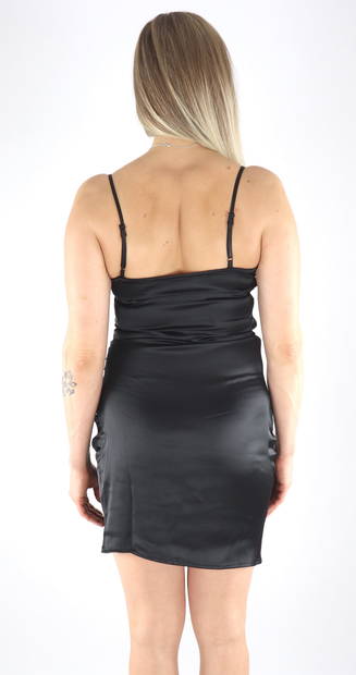 JJXX Klänning Rosa kortband satin, svart - Klänningar och tunikor - 132015 - 2