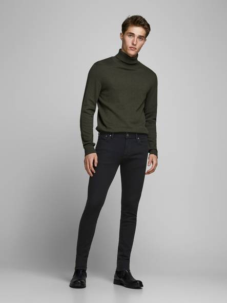 Jack & Jones herr Skinny fit jeans Liam am816 svart - Jeans för herrar - 127785 - 2