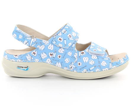 Maskintvättbara Sandaler läder teeth - Arbetsskor för damer - 126975 - 1