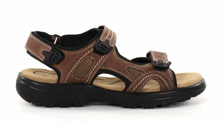 Migant lädersandaler för herr L931-2 cognac - Sandaler för herrar - 136145 - 1