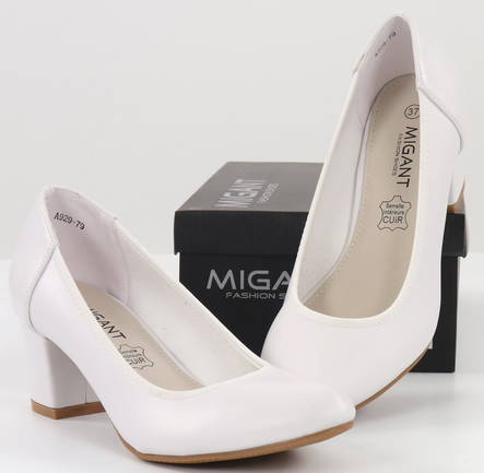 Migant Pumps A929-79 vit - Klackskor och pumps - 133275 - 2