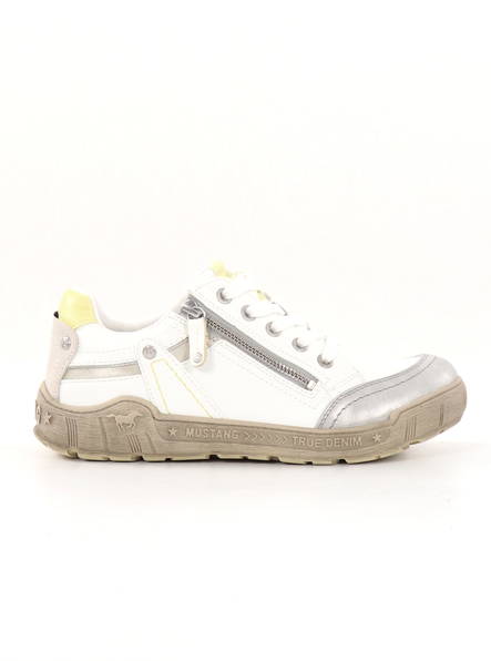 Mustang promenadskor för dam 1290-303-121 weiss/silber - Promenadskor för damer - 135685 - 1