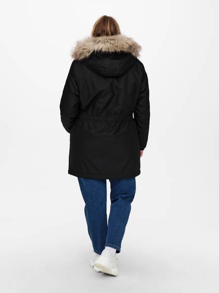 Only Carmakoma dam Plus size Parkas Irena svart - Parkas för damer - 131955 - 2