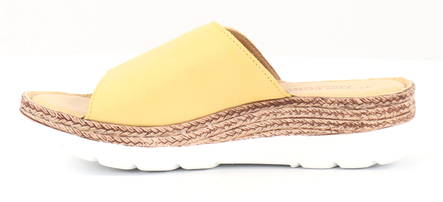 Ten Points dam Sandaler Maya 60266, gul - Slip-ins för damer - 130175 - 2