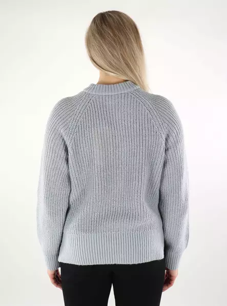 JJXX damtröja Crew Neck ljusgrå - Stickat för damer - 137335 - 2