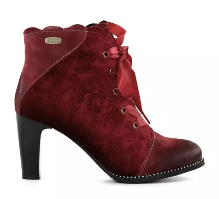 Laura Vita ankelboots dam Alcbaneo 427 Rouge - Stövletter och kängor för damer - 137385 - 1