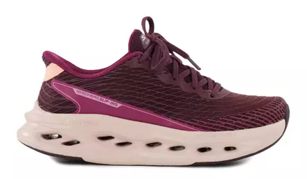 Skechers Damsneakers 129404/BURG MAX CUSHIONING GLIDE STEP - SAPPHIRE vinröd - Skechers sneakers - 139155 - 1