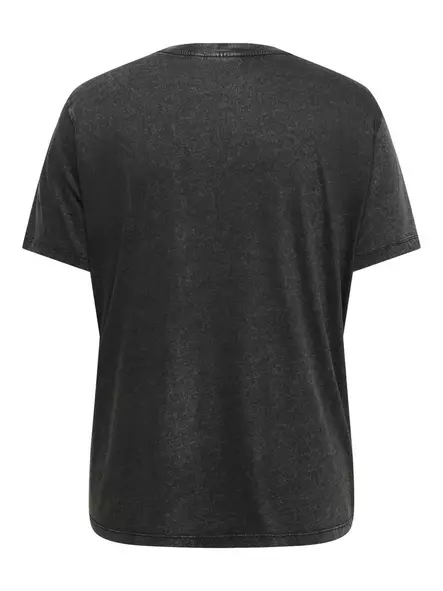 Only Carmakoma T-shirt svart/rosa - T-shirts för damer - 141395 - 2