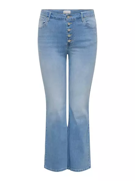 Only Carmakoma Jeans utsvängda ljusblå - Jeans för damer - 141505 - 1