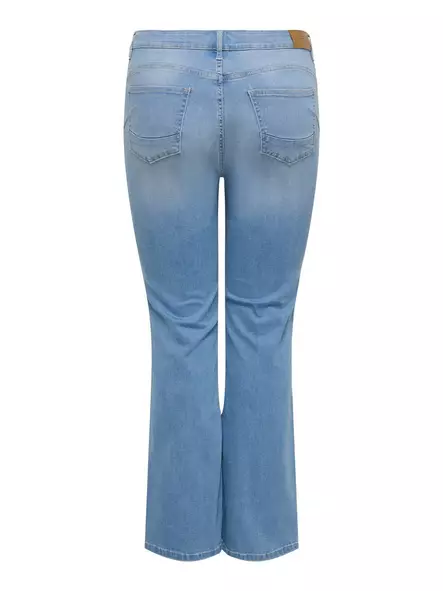 Only Carmakoma Jeans utsvängda ljusblå - Jeans för damer - 141505 - 2