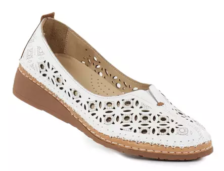 Nor Walk ballerinor Annika 04134-1 vita - Ballerinaskor - 140795 - 1