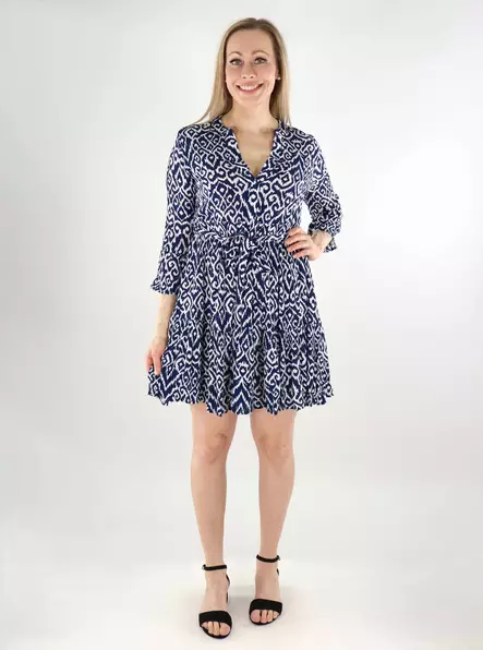 Only mönstrad klänning Life ombre blue/clemme - Klänningar och tunikor - 138055 - 1