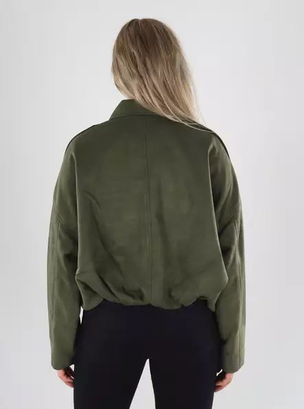 Only Jacka ONLMOON-STINA FAUX SUEDE BOMBER grape leaf - Skinnjackor och PU-jackor för damer - 141675 - 2