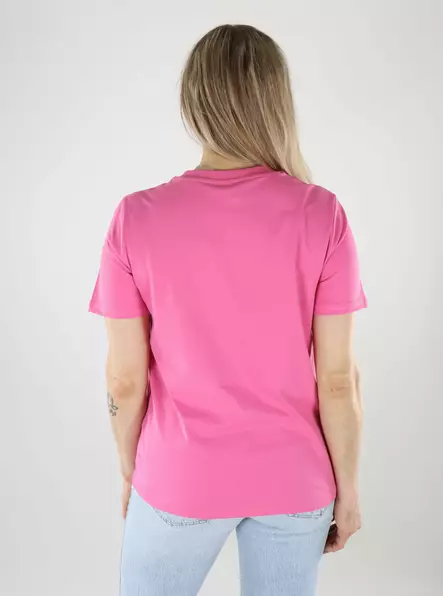 Pieces dam t-shirt i ekologisk bomull wild orchid - T-shirts för damer - 140595 - 2
