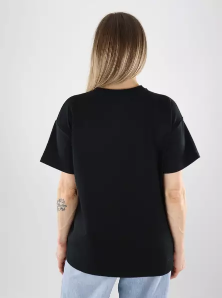 Pieces dam t-shirt Oversized Tee svart - T-shirts för damer - 140155 - 2