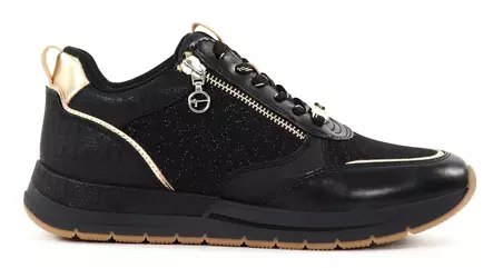 Tamaris dam sneakers 23732-41 svart kam - Sneakers för damer - 137765 - 2