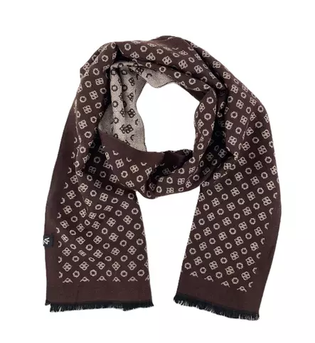 Veniz Halsduk 61282 mönstrad brun - Halsdukar för damer - 139855 - 1