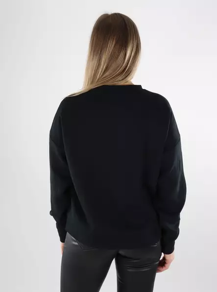 Vila damtröja VIREFLECT EMB Minimalism black beauty - Huvtröjor och sweatshirts - 140035 - 2