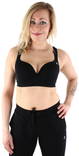 Only Play vadderade sport-bh med bygel Martine, svart, grå - Sport-bh - 117935 - 1