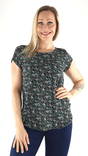 Only T-Shirt Vic Balsam green/fall ditsy - T-shirts för damer - 133865 - 1