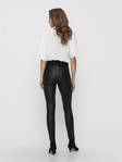 Only leggings med stretch Star faux svart - Leggings - 129485 - 4