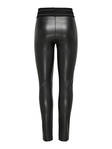 Only leggings med stretch Star faux svart - Leggings - 129485 - 5