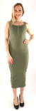 Pieces Elastic Ribbed Dress Kitte tank djup lavgrön - Klänningar och tunikor - 133485 - 1